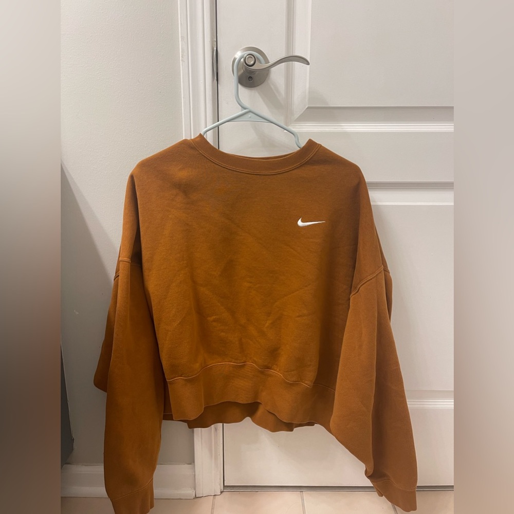Nike Oversized Rusty Brown Crewneck